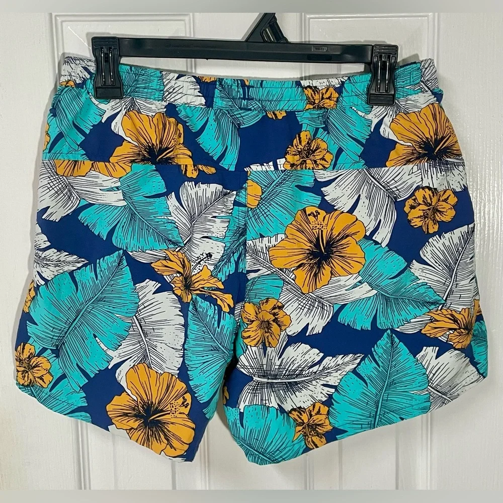 Patagonia Shorts Women's Size Small Nylon Floral Elastic Waist Gorpcore Outdoors - Picture 3 of 13